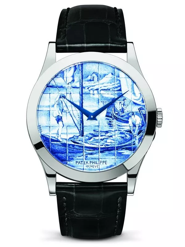 AAA Replica Patek Philippe Calatrava Enamel The Barge Watch 5089G-062 0119