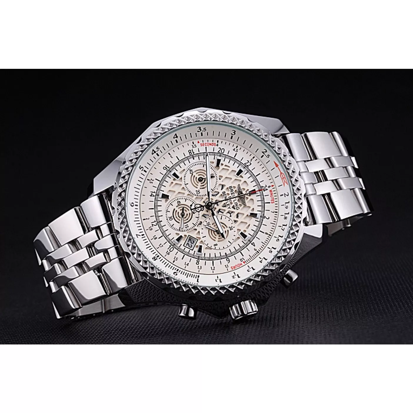 AAA Replica Watches Breitling Bentley B06 Chronograph Stainless Steel Watch 622329 0118