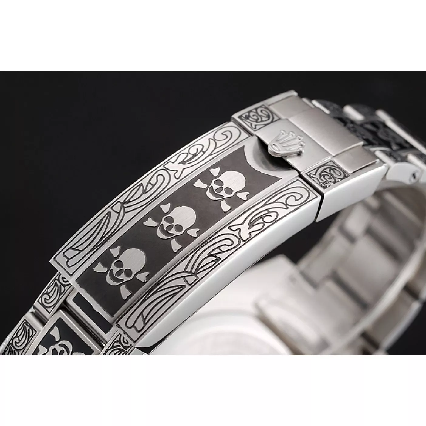 Good Copy Rolex Watches Rolex Submariner Skull Limited Edition Green Dial Vintage Case And Bracelet 1454079 0117