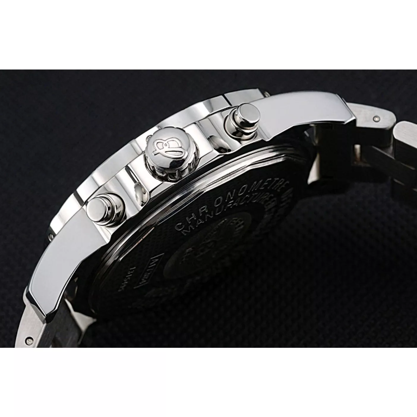 Good Copy Rolex Watches Breitling Colt Chronograph II Black Dial Stainless Steel Bracelet 622427 0131