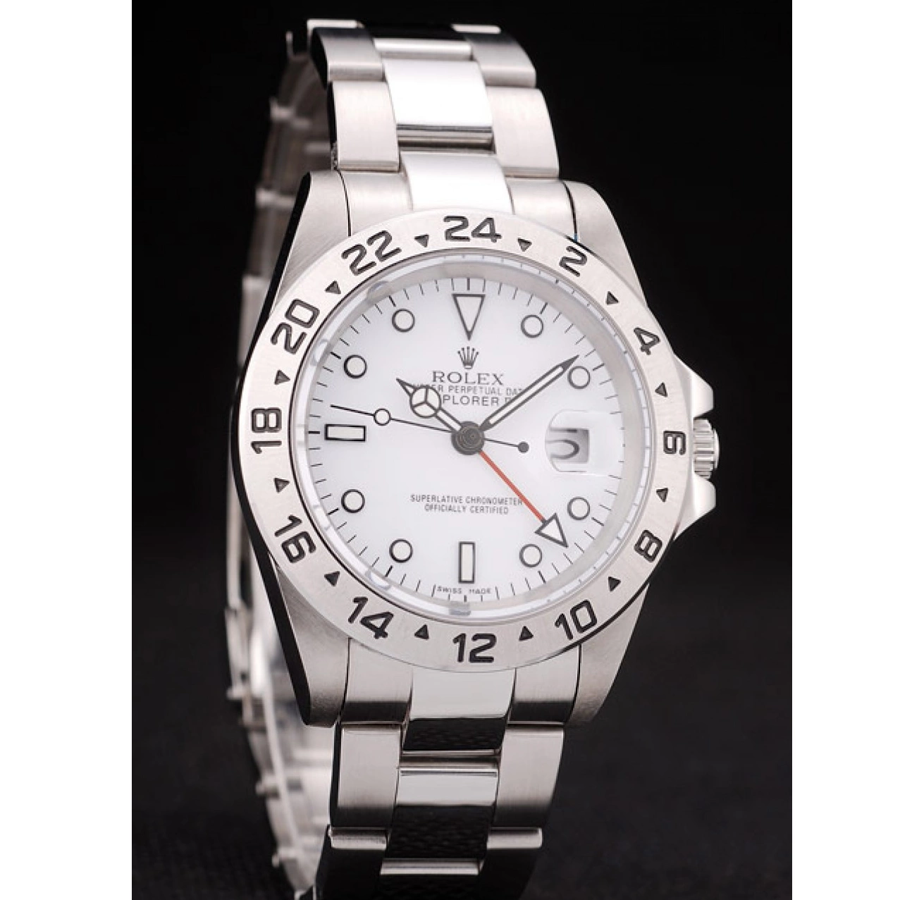 Good Copy Rolex Watches Explorer Rolex White Dial Bezel Stainless Steel 0219