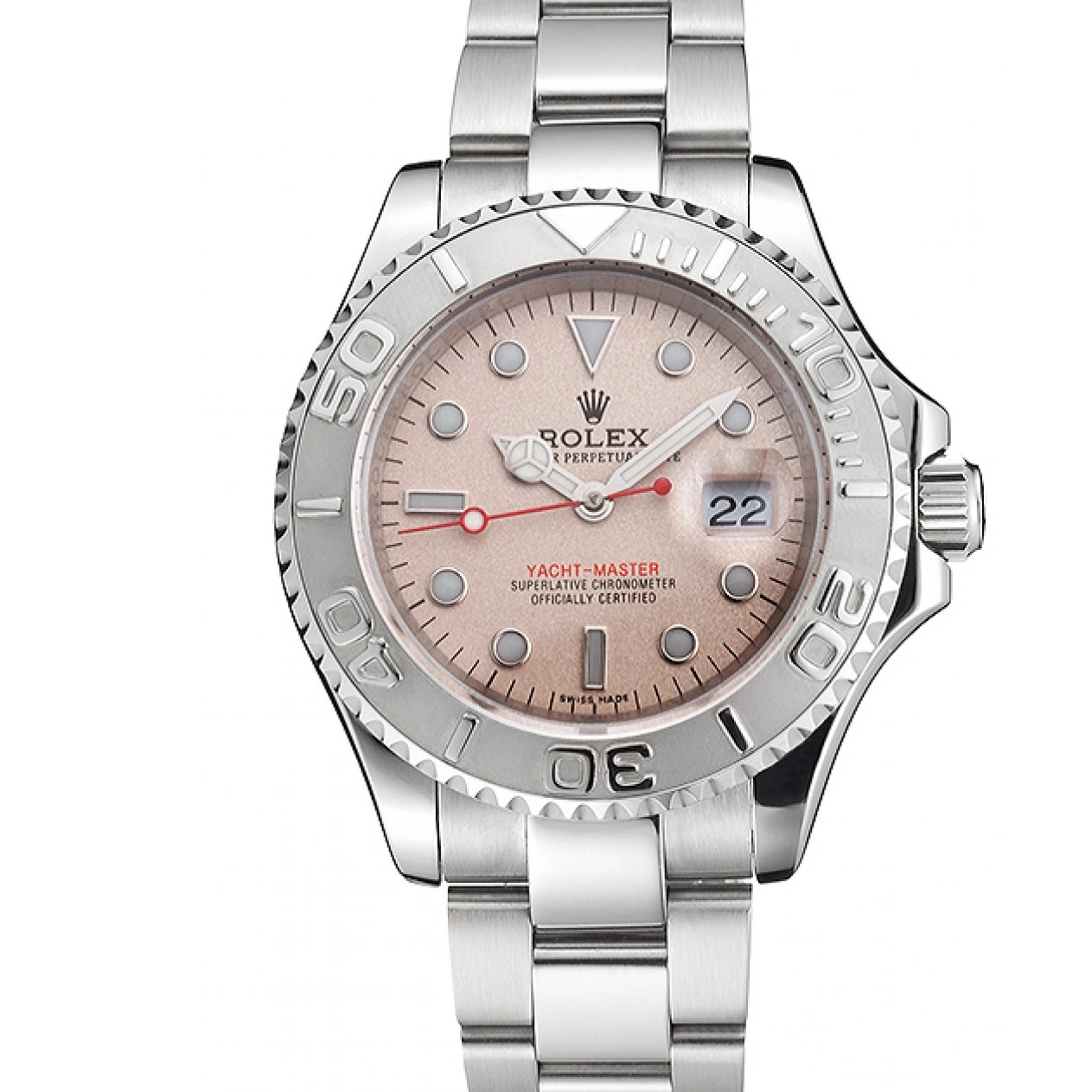 Good Copy Rolex Watches Stainless Rolex Bracelet Swiss And Steel Dial Case Yacht-Master Champagne 0213