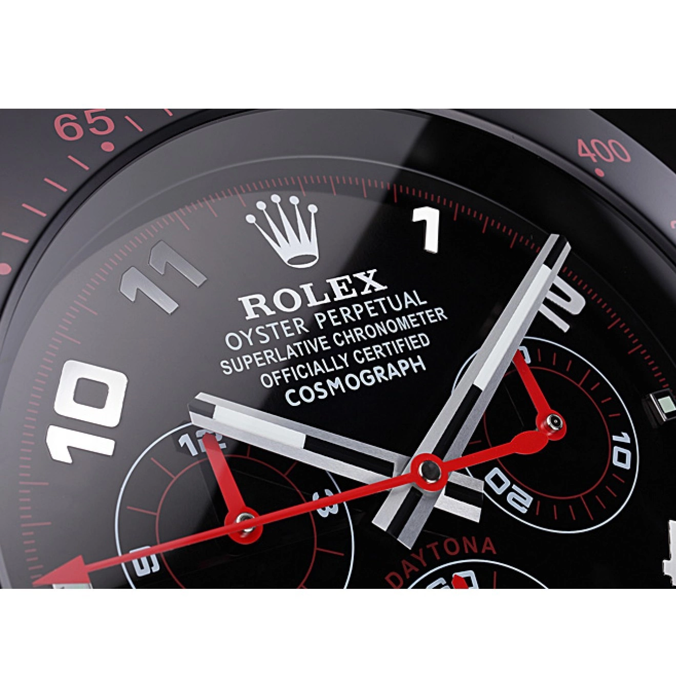 Best AAA Replica Sites Clock Daytona 621908 Black-Red Wall Rolex Cosmograph 0210