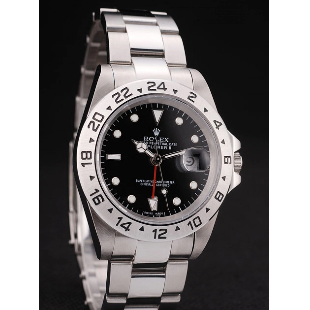 Best AAA Replica Sites Dial Stainless Black Bezel Explorer Rolex Steel 0219