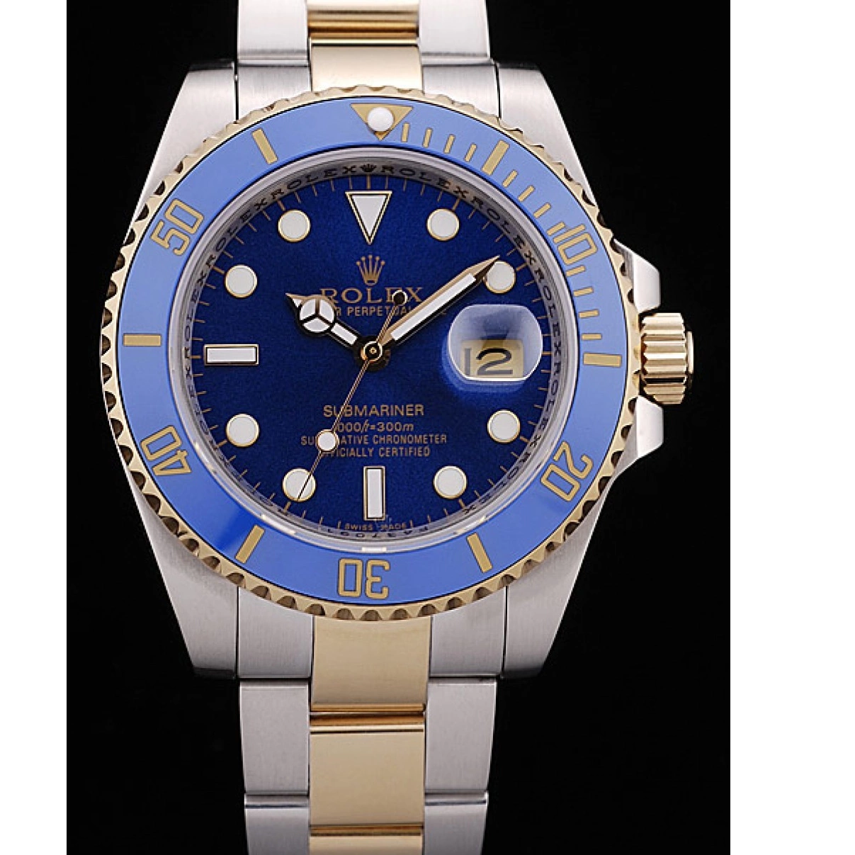 AAA Replica Watches Blue Rolex Blue 98230 Dial Bezel Submariner 0214