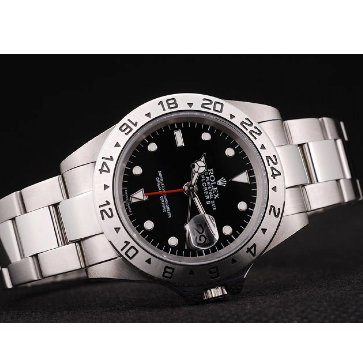 Best AAA Replica Sites Dial Stainless Black Bezel Explorer Rolex Steel 0219