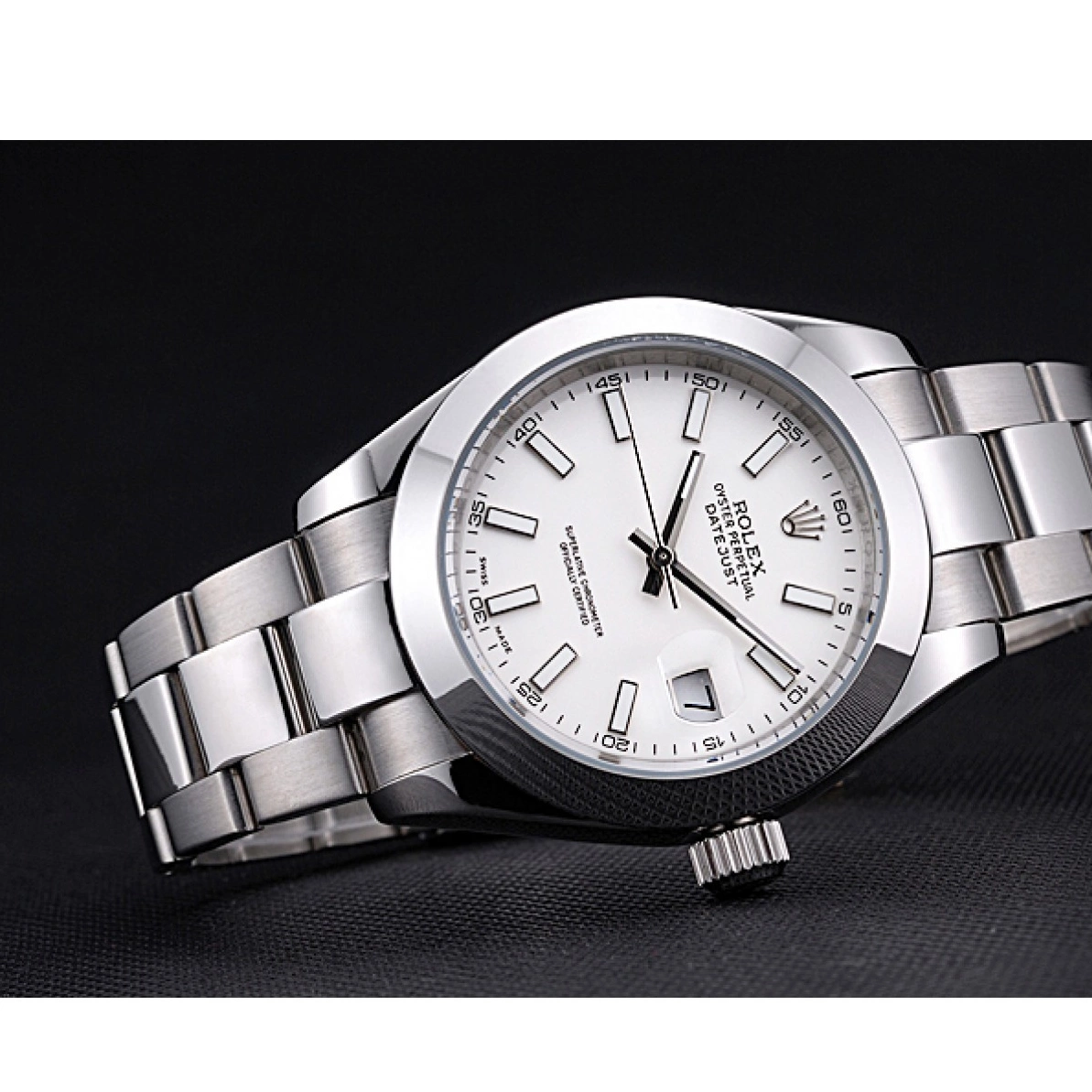 Best AAA Replica Sites Dial Rolex Steel Case 622266 Stainless Datejust White 0221