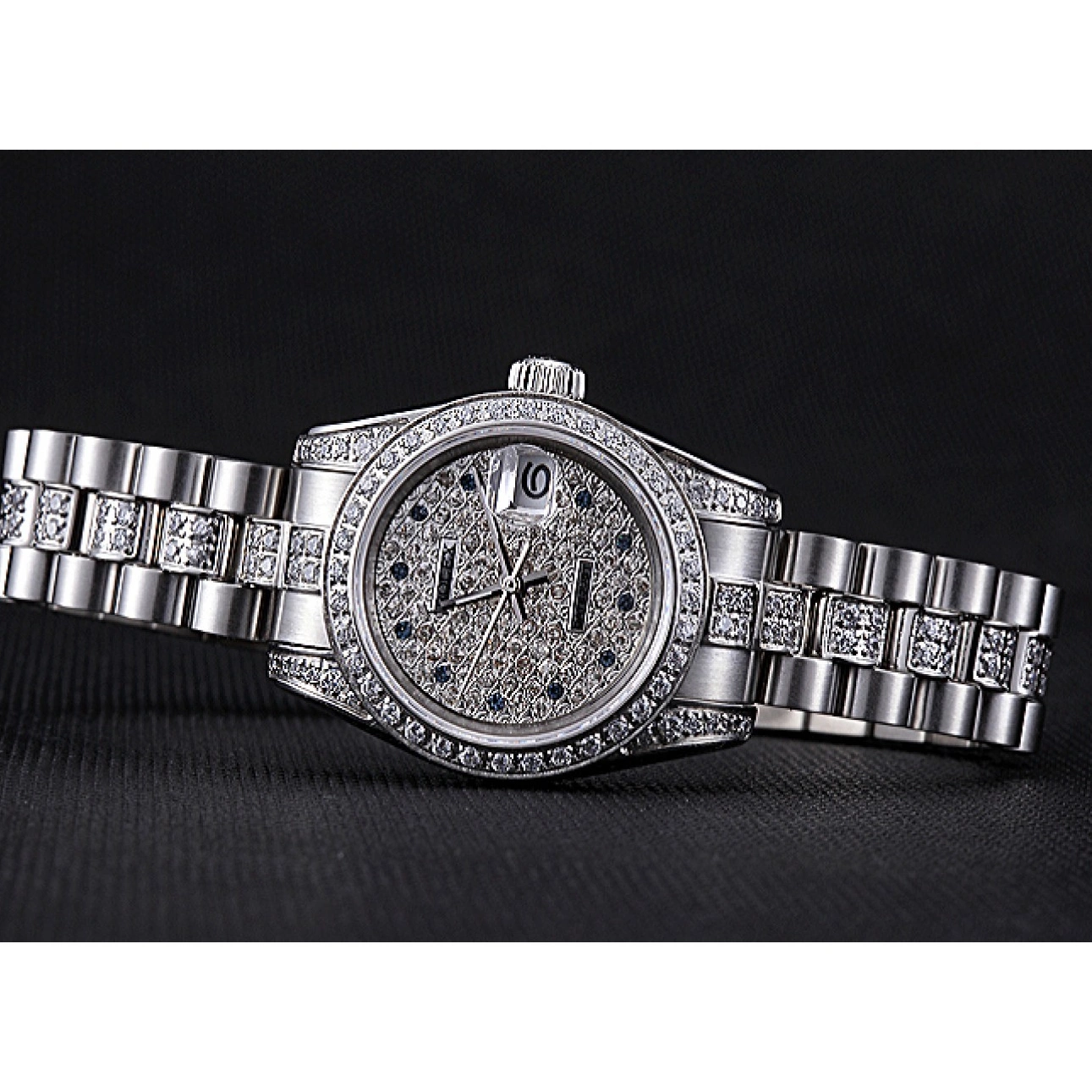 AAA Replica Watches Stainless Steel 622021 DateJust Rolex Swiss Diamond Dial 0217