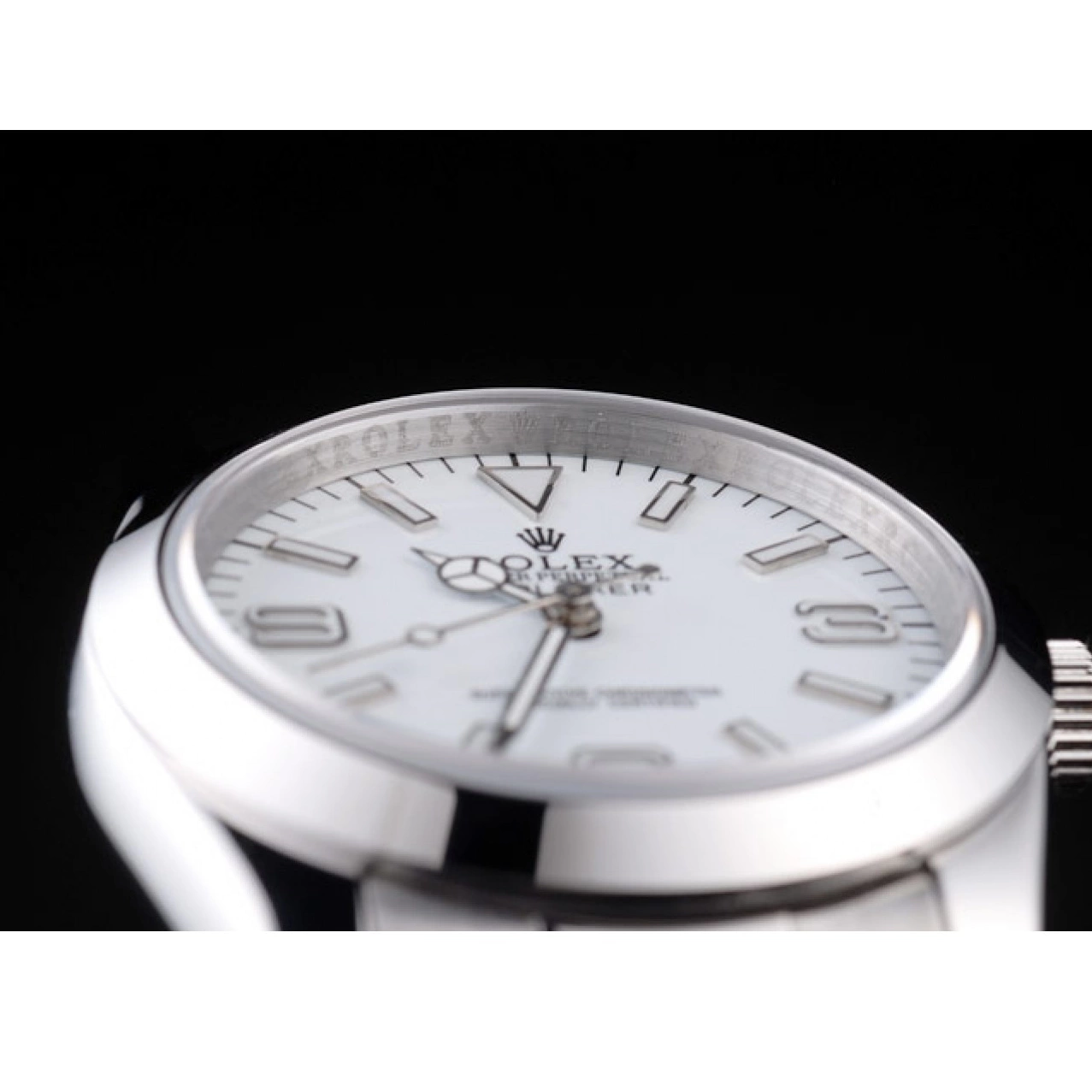 Good Copy Rolex Watches Steel Stainless White Polished Dial Explorer 98086 Rolex 0224