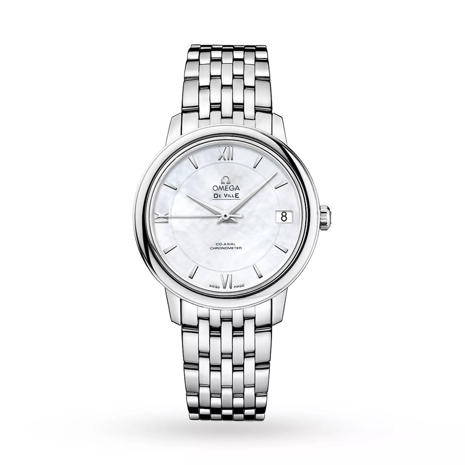 Swiss Omega De Ville Prestige Co-Axial 32.7mm Ladies Watch O42410332005001 0206