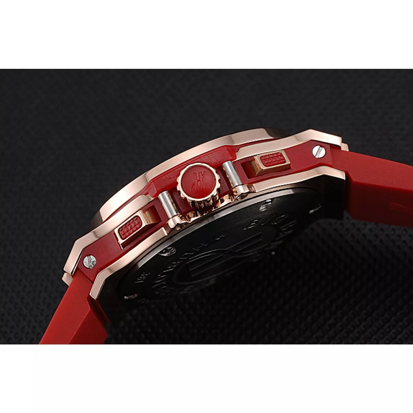 Best AAA Replica Sites Hublot Big Bang Red Strap Red Dial Watch 98069 0203