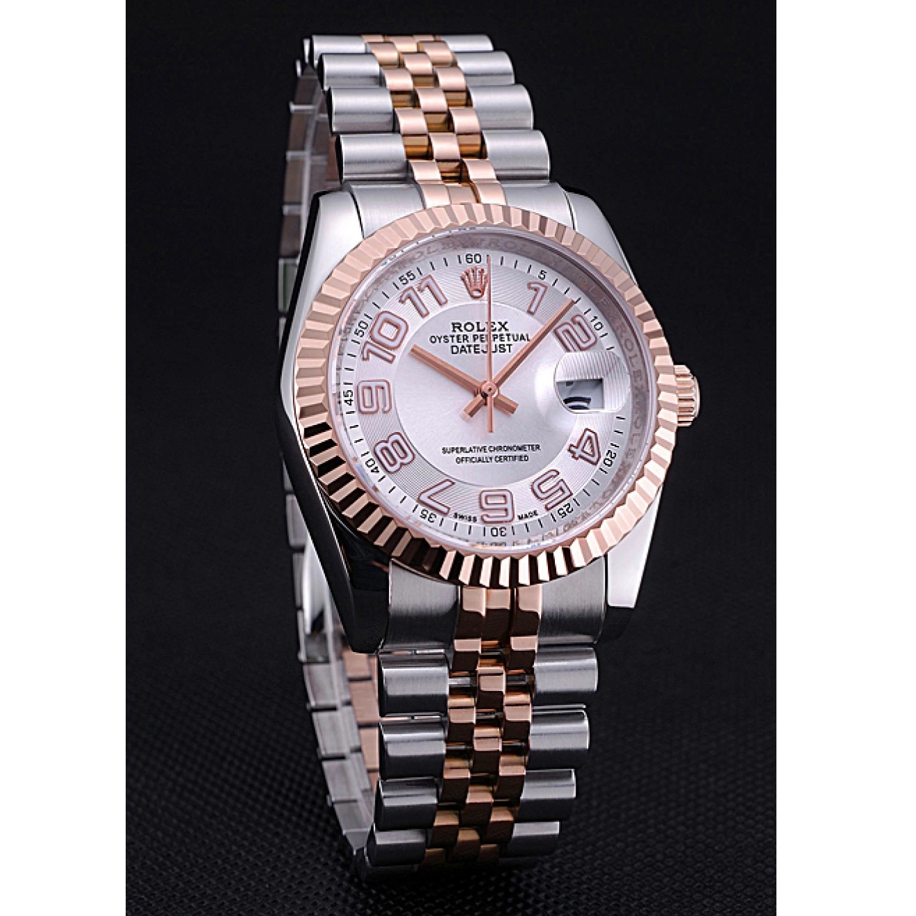 AAA Replica Watches Bracelet Steel and DateJust Dial 622544 Stainless White Gold Rolex 0223