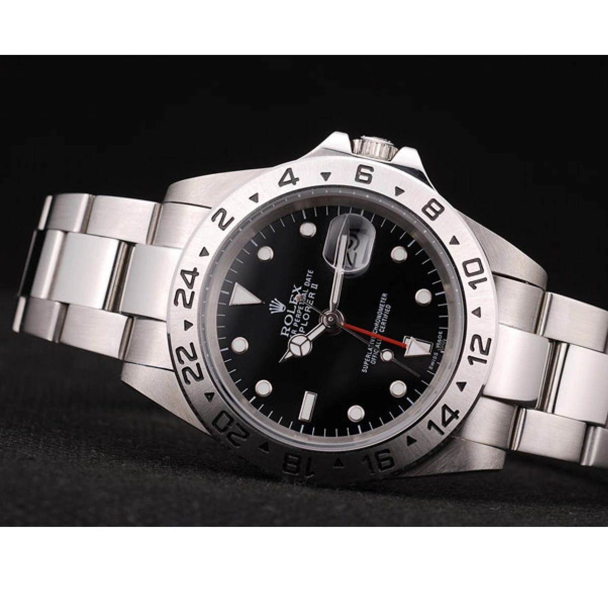 Best AAA Replica Sites Dial Stainless Black Bezel Explorer Rolex Steel 0219