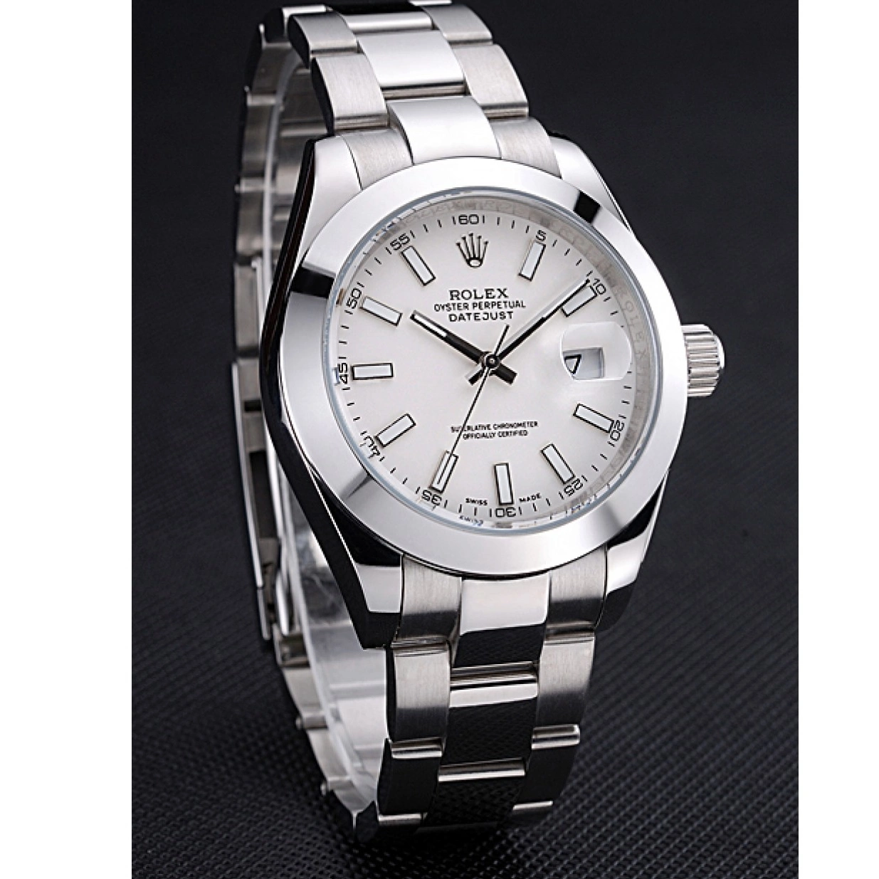 Best AAA Replica Sites Dial Rolex Steel Case 622266 Stainless Datejust White 0221