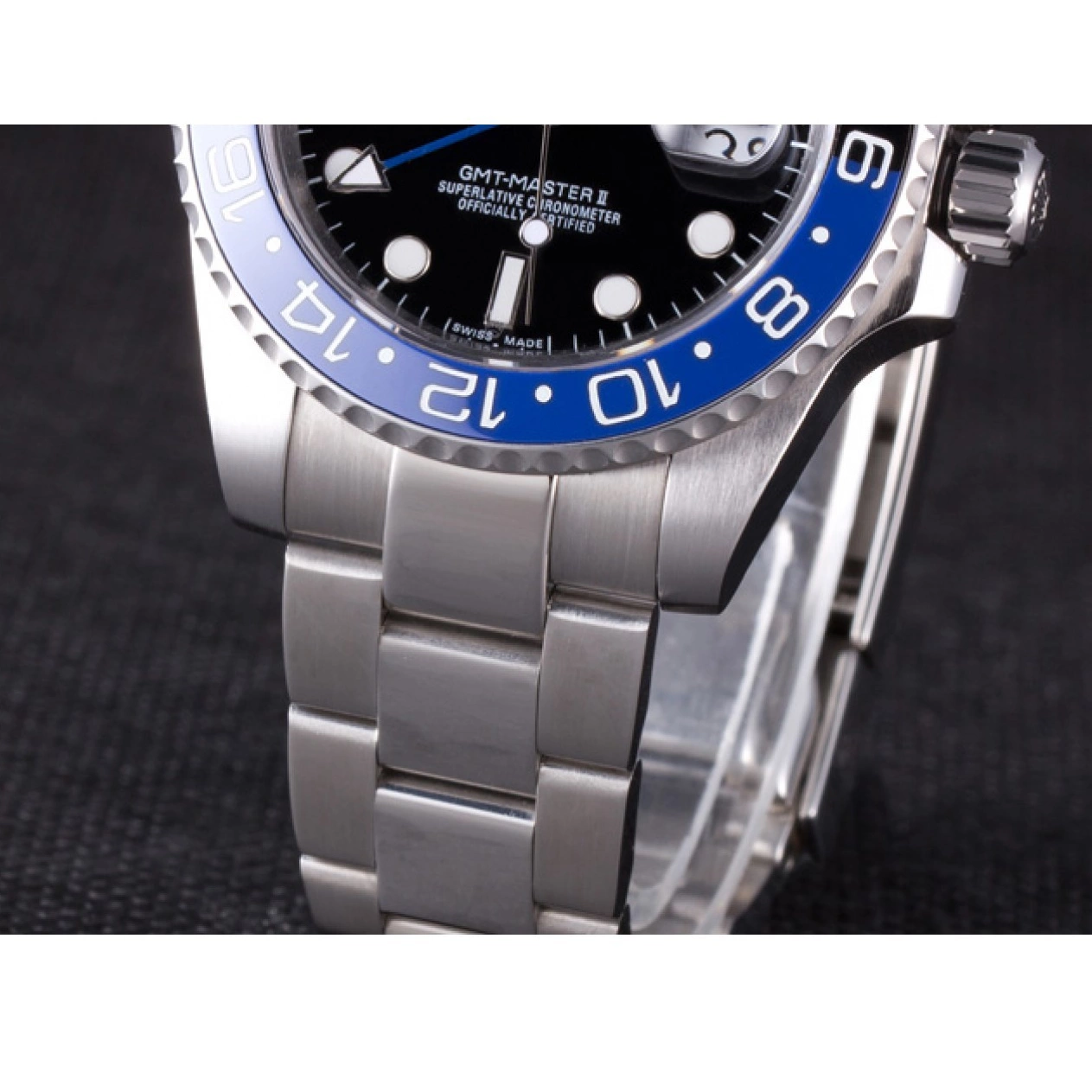 Good Copy Rolex Watches Master Oyster Stainless Band Brushed Collection Rolex GMT II Steel 621492 0210