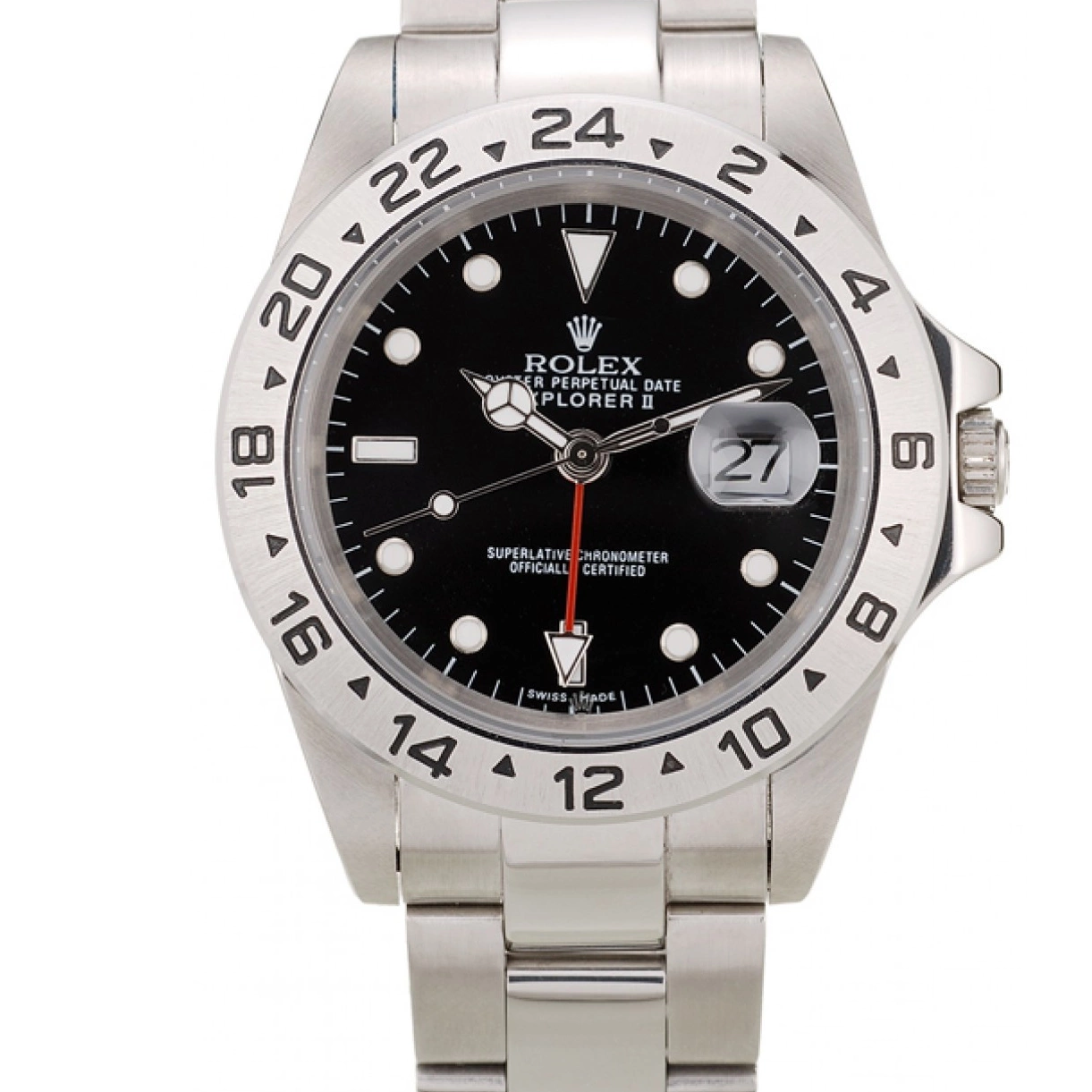 Best AAA Replica Sites Dial Black Rolex Stainless Bezel Explorer Steel 0223