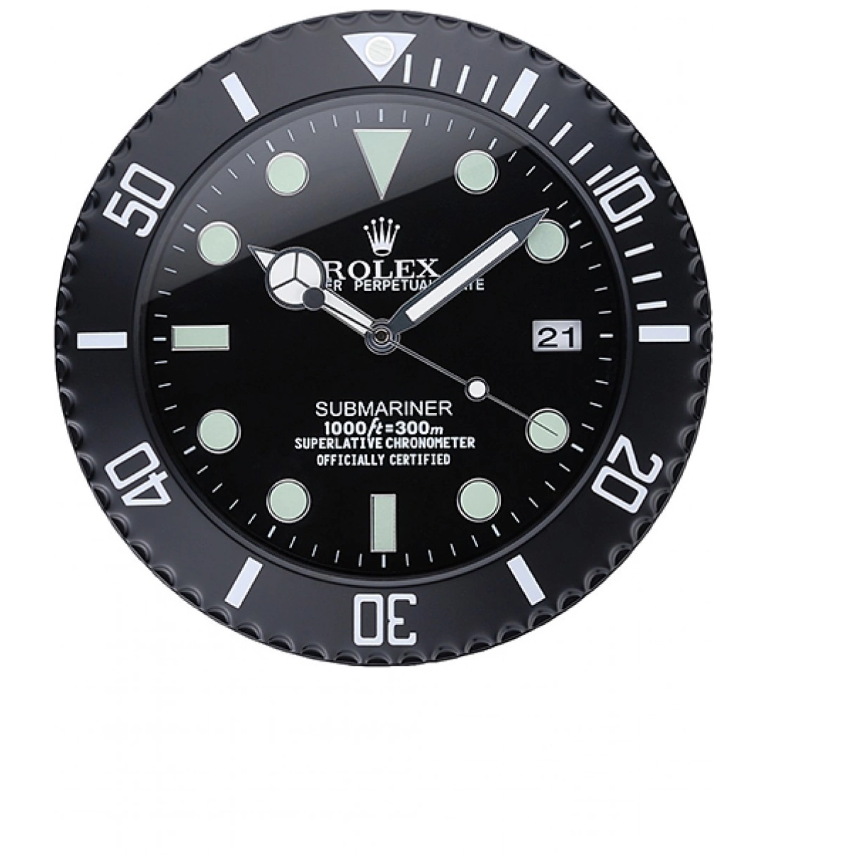 AAA Replica Watches 622474 Clock Wall Black Rolex Submariner 0210