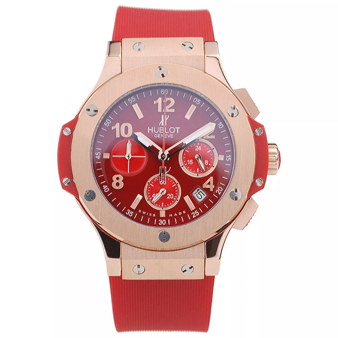 Hublot Big Bang Red Strap Red Dial Watch 98069 0203