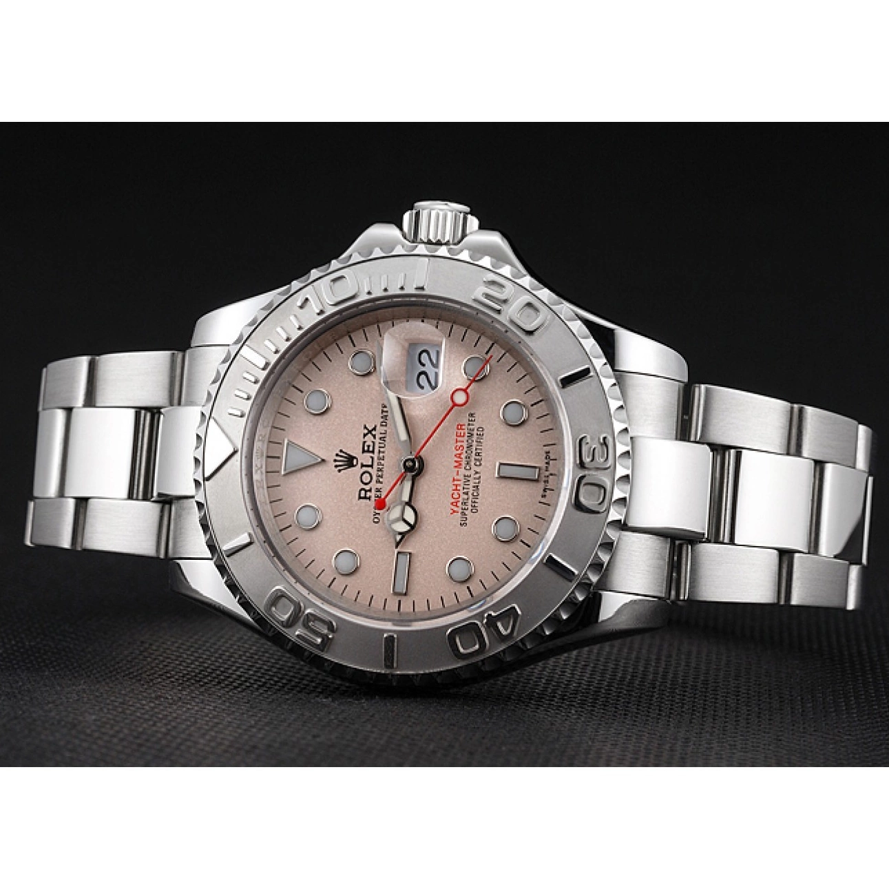 Good Copy Rolex Watches Stainless Rolex Bracelet Swiss And Steel Dial Case Yacht-Master Champagne 0213