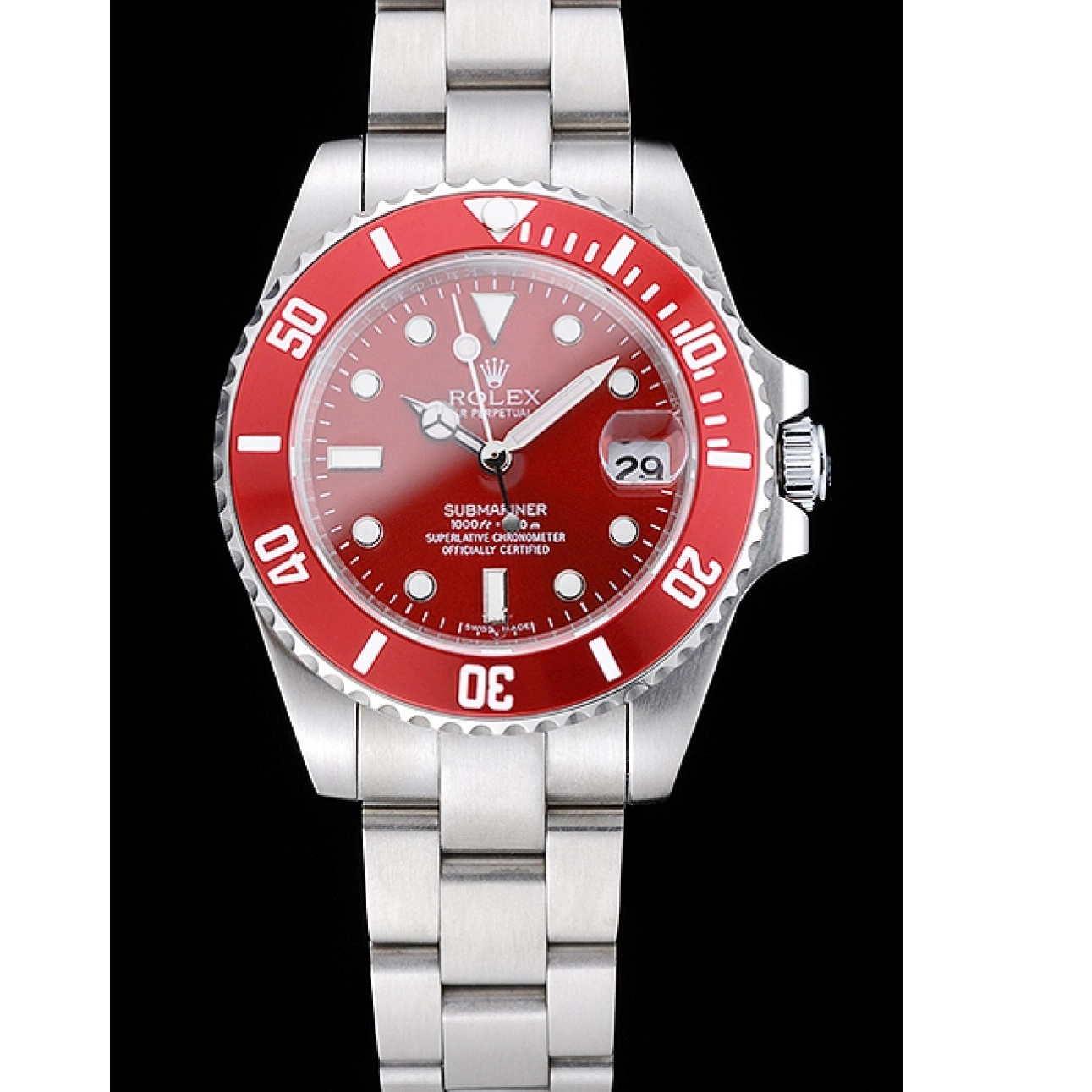 AAA Replica Watches Submariner Bracelet Rolex Stainless Dial 1454154 Steel Red 0212