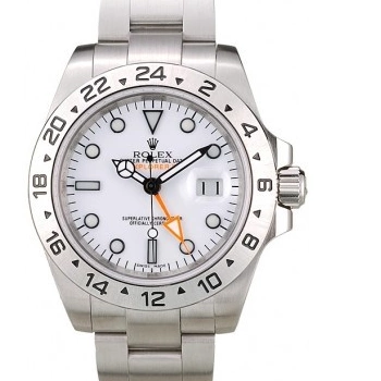 Best AAA Replica Sites Dial Watch Explorer Rolex Stainless White Steel Bezel 0222