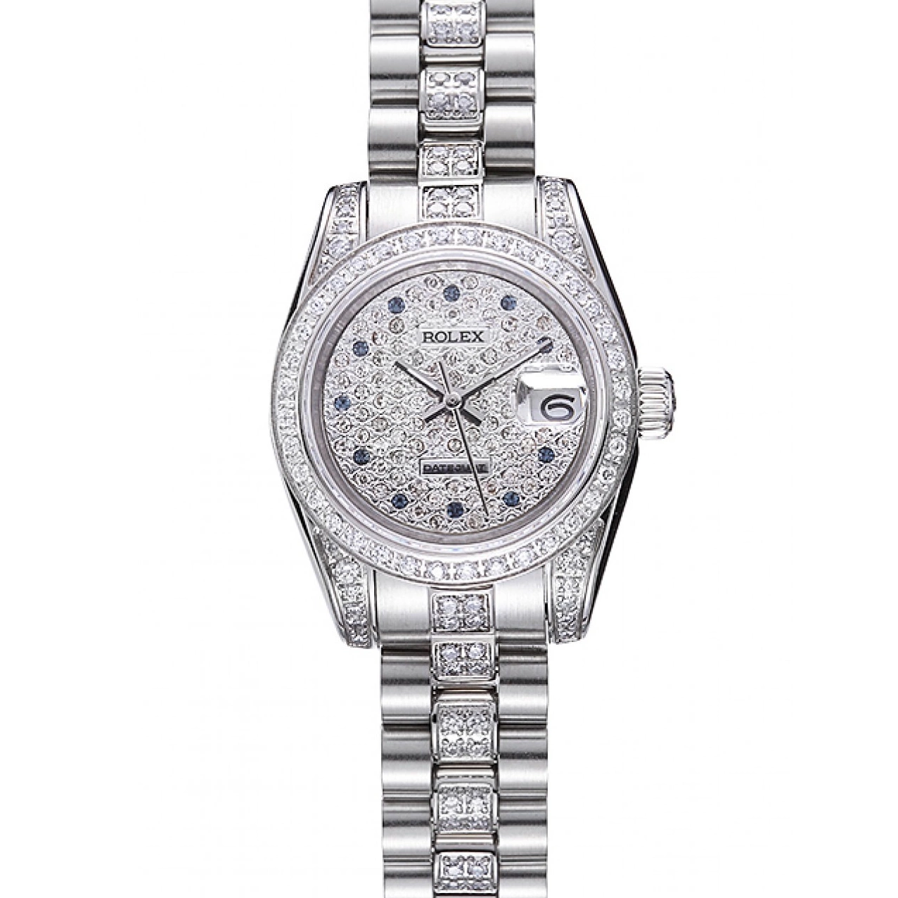 AAA Replica Watches Stainless Steel 622021 DateJust Rolex Swiss Diamond Dial 0217