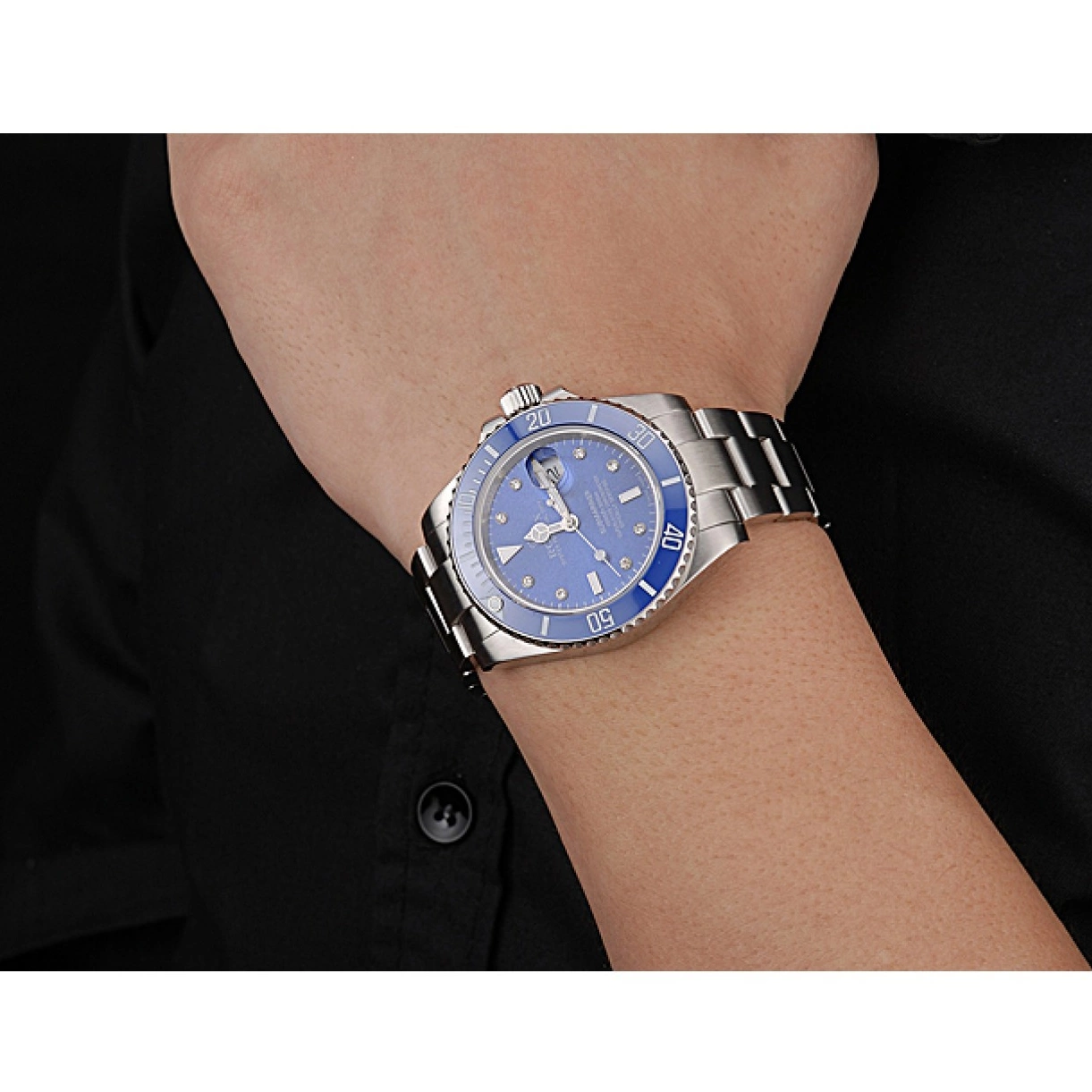 AAA Replica Watches Steel Blue Submariner Markers Case 622638 Bracelet Steel Dial Diamond Stainless Stainless Rolex 0216