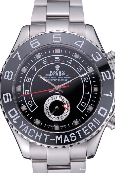 Best AAA Replica Sites Stainless - 622541 II Black Bracelet Steel Rolex Master Dial Yacht 0218