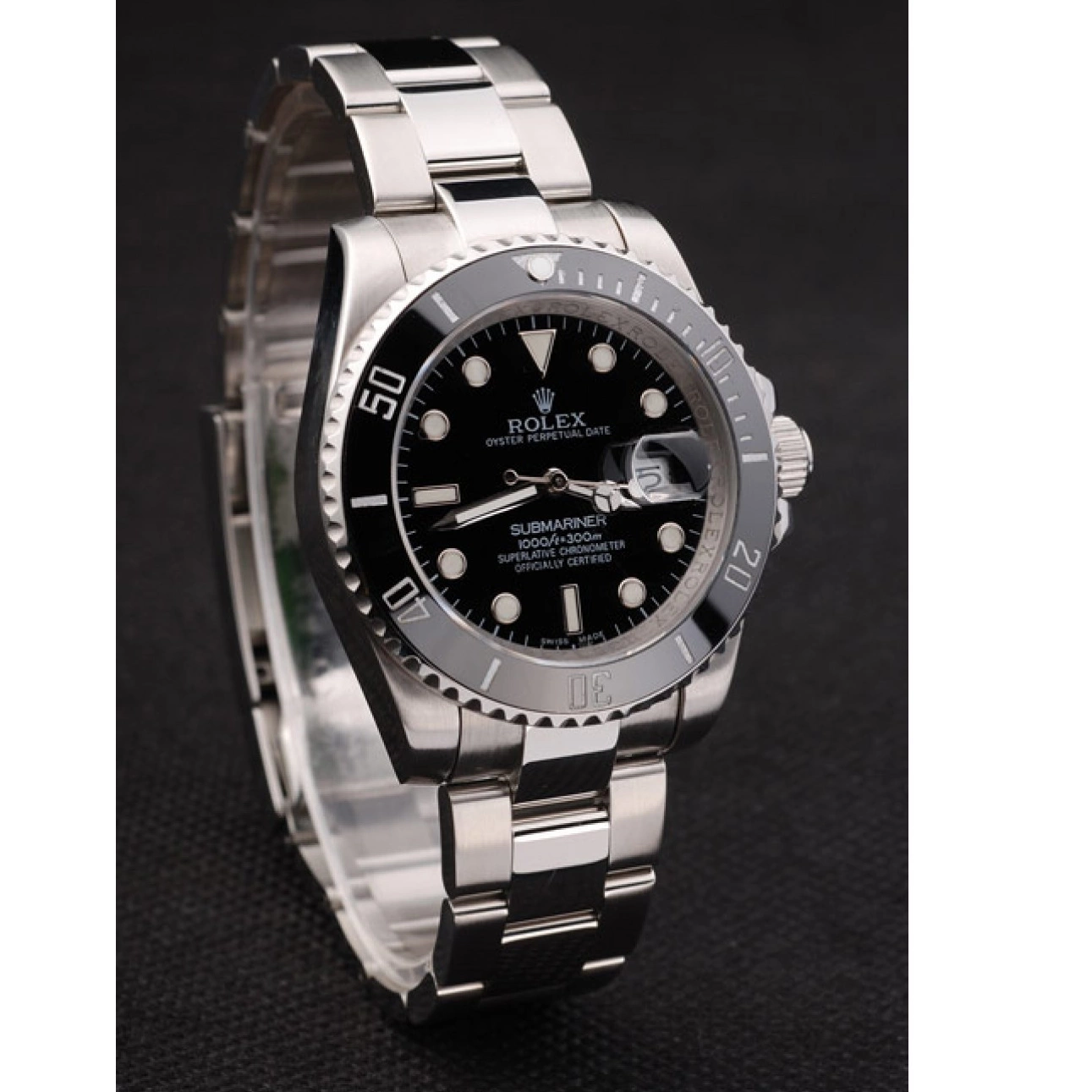 AAA Replica Watches Black Ceramic Dial 98235 Black Rolex Bezel Submariner 0216