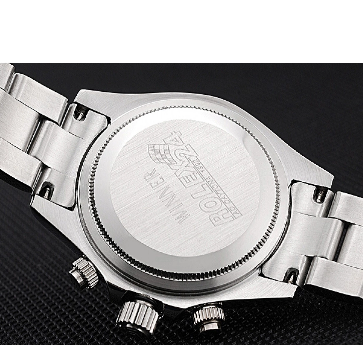 AAA Replica Watches Case Silver Stainless Black Steel 622635 Stainless Daytona Subdials Rolex Cosmograph Steel 0209