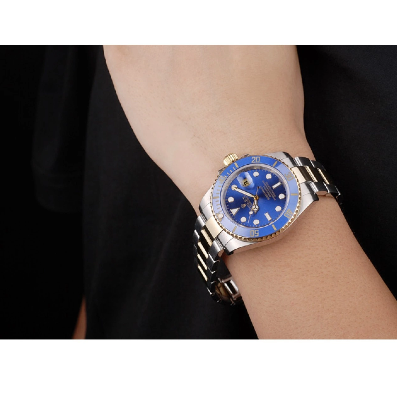 AAA Replica Watches Blue Rolex Blue 98230 Dial Bezel Submariner 0214