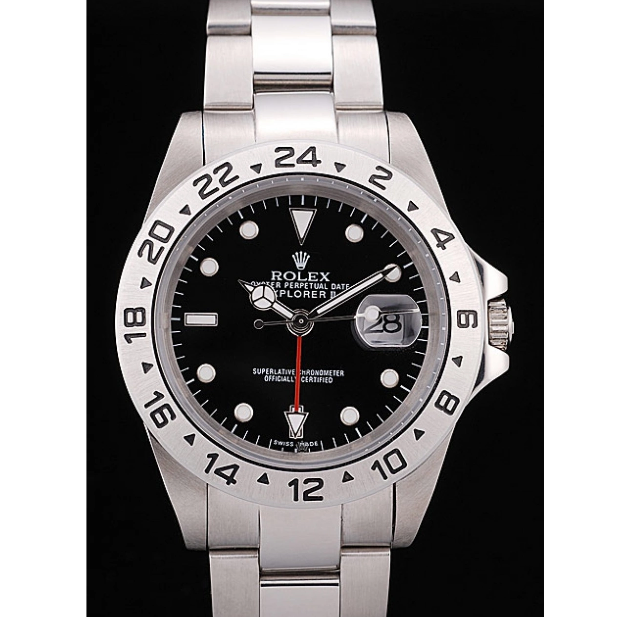 Best AAA Replica Sites Dial Stainless Black Bezel Explorer Rolex Steel 0219